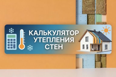 Калькулятор утепления стен